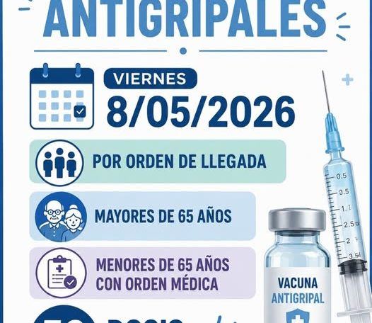 Aplican este viernes vacunas antigripales en Villa del Rosario