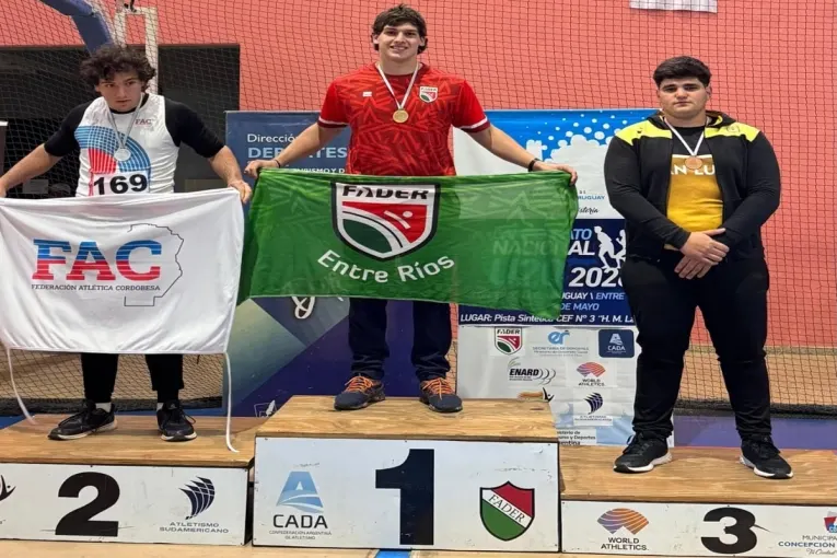 Concordienses se trajeron medallas del Nacional U20 de atletismo