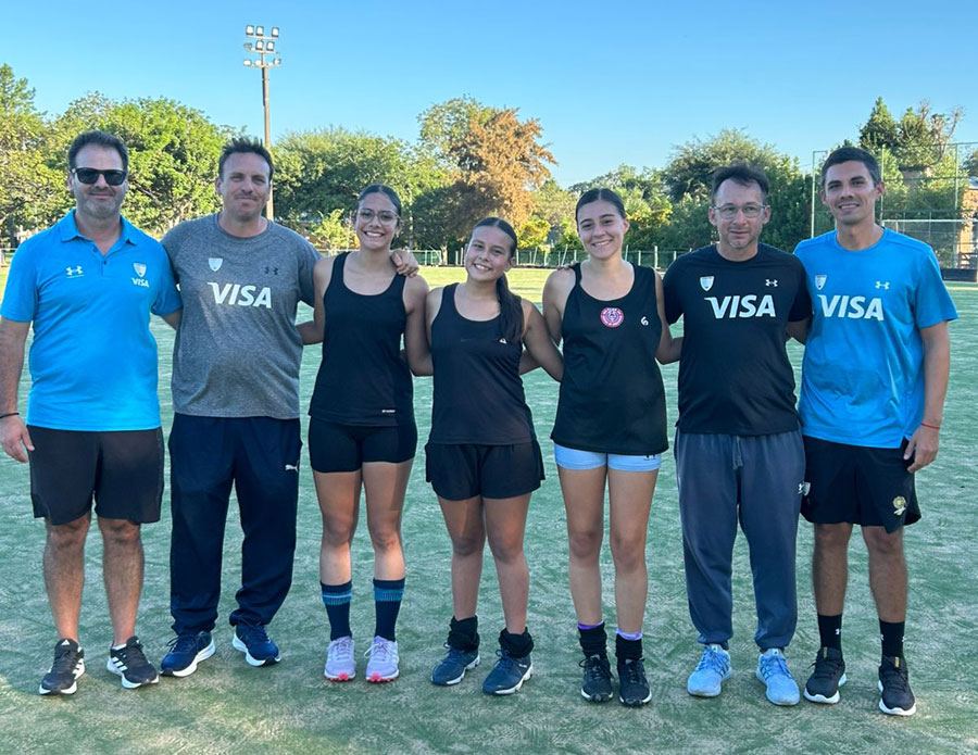 Dos jugadoras del Club Salto Grande participaron en Chaco de una nueva concentración de la Confederación Argentina de Hockey