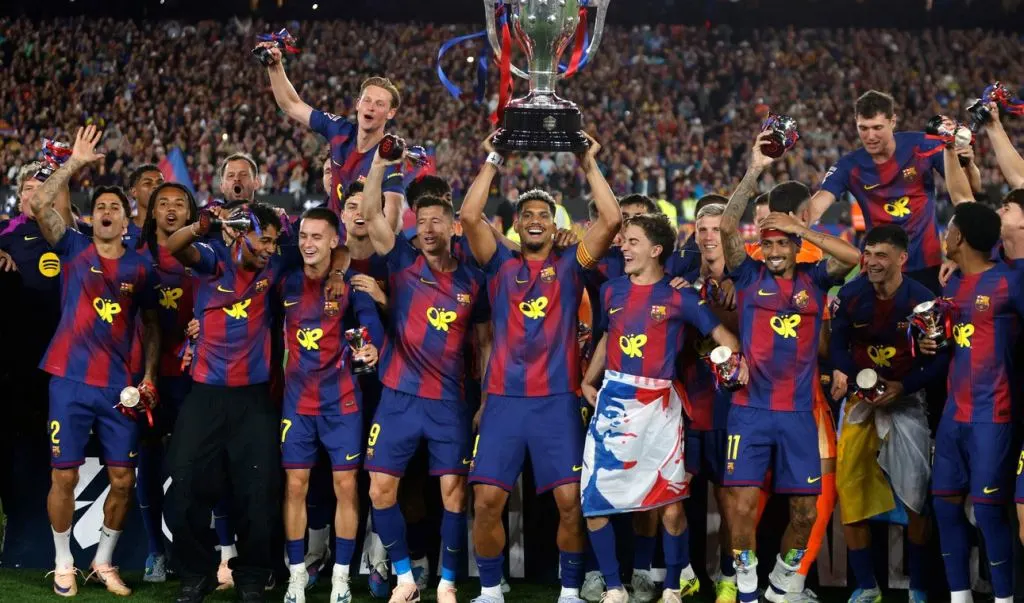 El Barcelona le ganó en el clásico al Real Madrid y se consagró campeón de LaLiga
