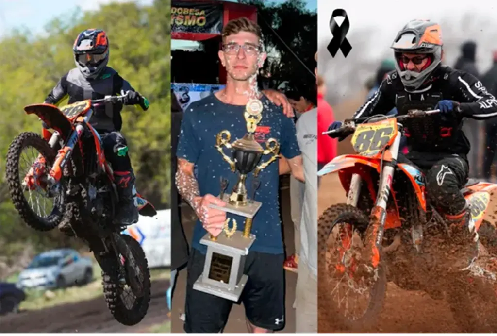 El motocross de luto: Joven piloto murió durante un entrenamiento
