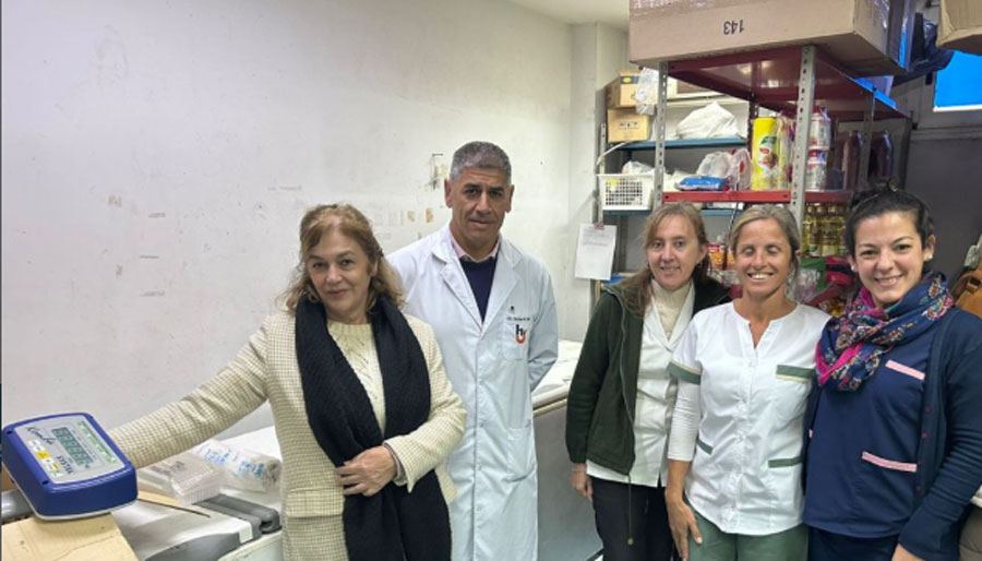 Entregaron nueva balanza digital al hospital Urquiza