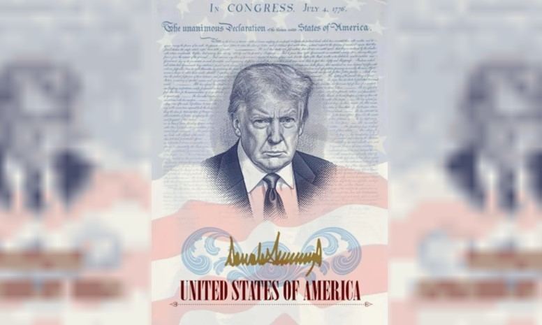 Estados Unidos prepara sus pasaportes con la imagen de Trump