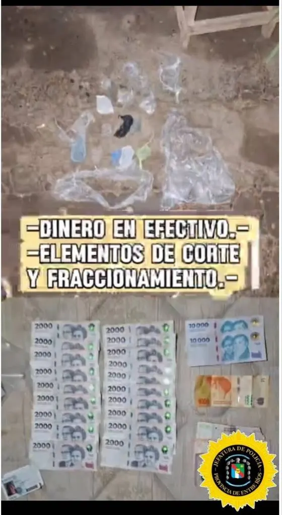 Golpe al narcomenudeo en el barrio zapolsky de Federal