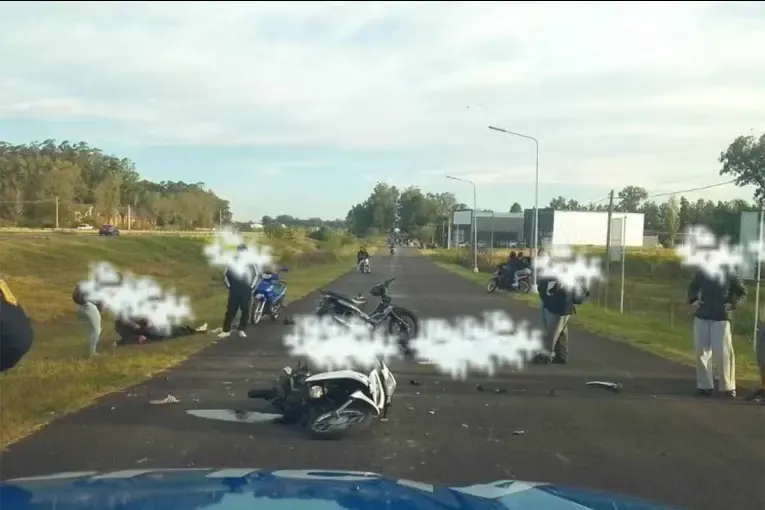 La joven herida tras choque de motos en un “domingrau” sigue en estado crítico
