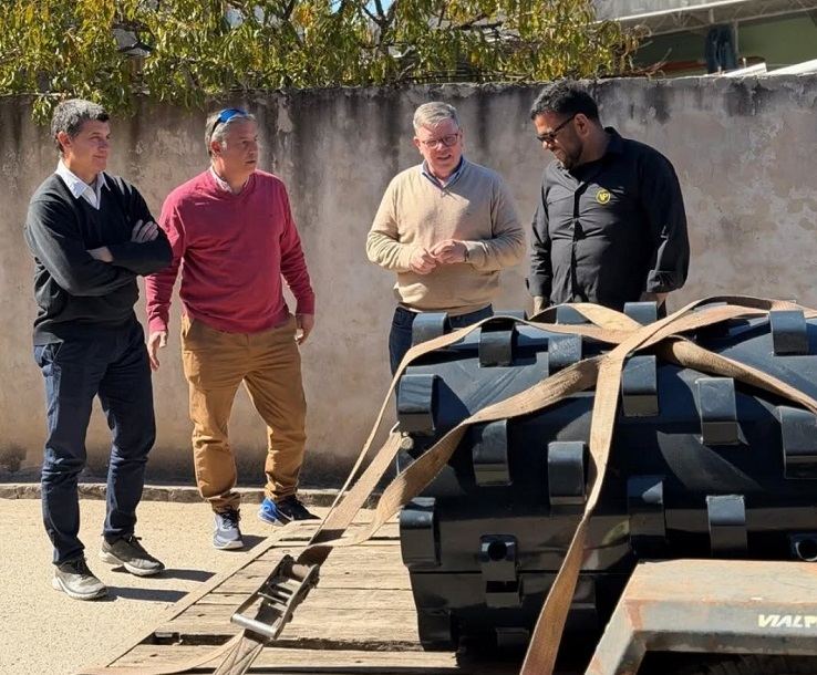 María Grande: Nuevo vibrocompactador dual 0 km.