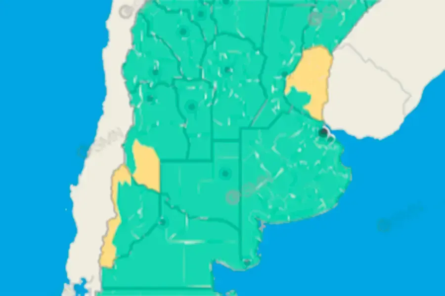 Meteorología: Rige alerta amarilla por tormentas en entre ríos: Podrían caer hasta 50 mm de lluvia