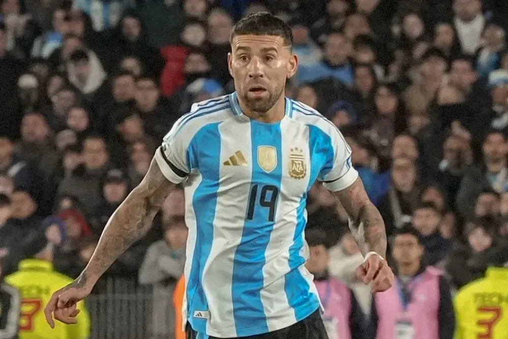 Mundial 2026: La AFA pedirá amnistía para Otamendi para el debut contra Argelia