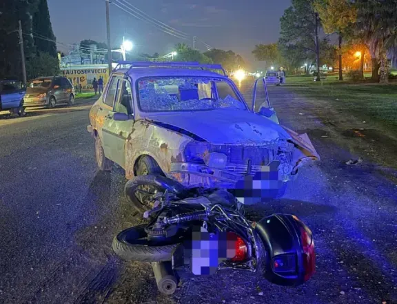 Murió el hombre gravemente herido en un accidente de tránsito en Pueblo Belgrano