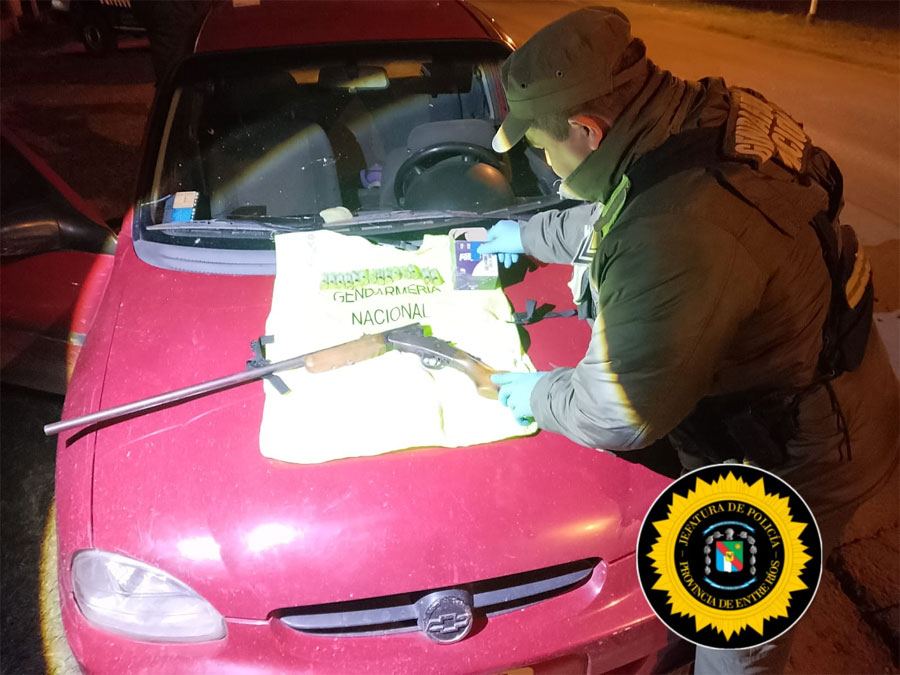 Policiales de Villaguay: Secuestran arma y cartuchería