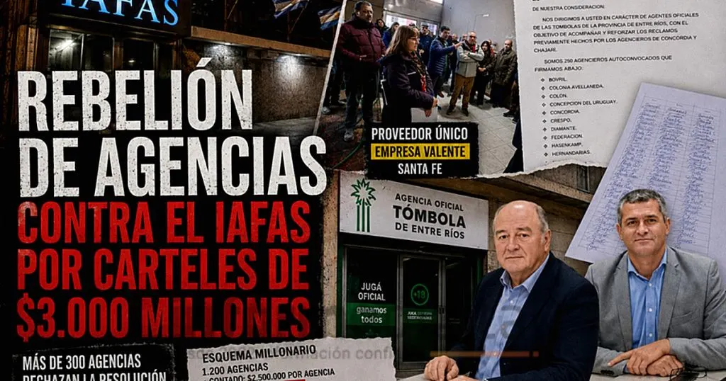 Rebelión de agencias contra el IAFAS por carteles de $3.000 millones