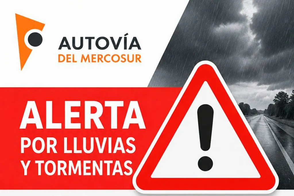Recomiendan planificar viajes con anticipación en RN12 y RN14 por tormentas fuertes