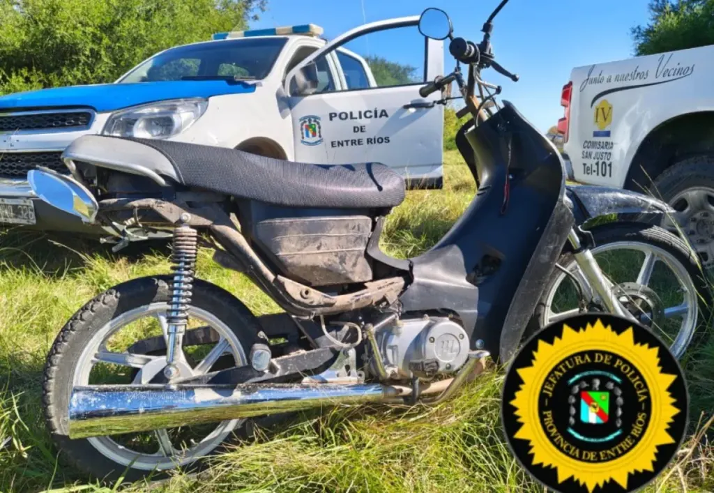 Recuperaron dos motos robadas tras un operativo policial entre Basavilbaso y San Justo