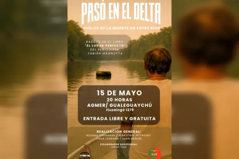 Se presenta en Gualeguaychú el documental sobre vuelos de la muerte en el Delta entrerriano