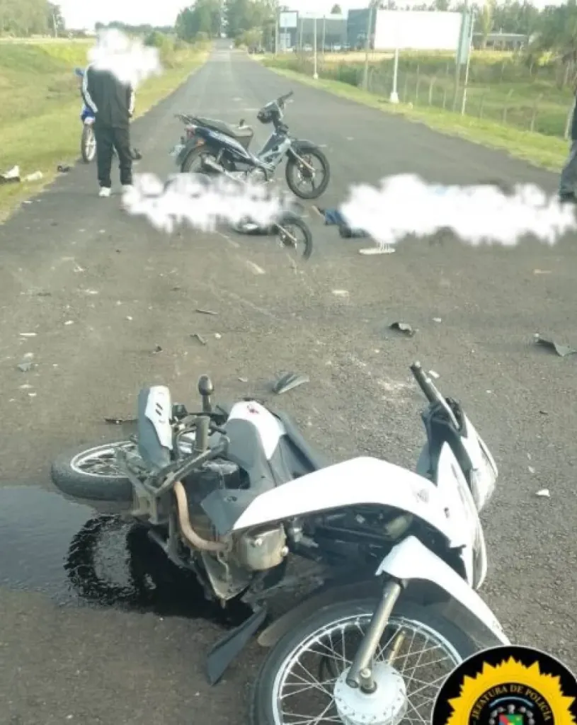 Una joven quedó en estado crítico tras un choque en una presunta “picada” de motos