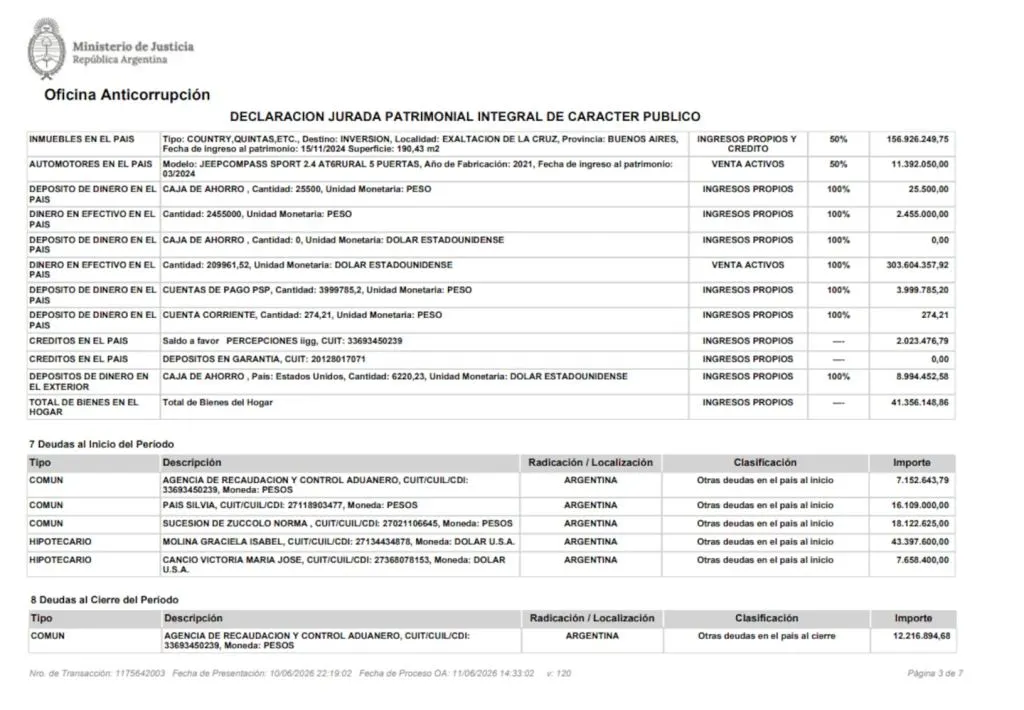 Avanza la causa contra Manuel Adorni: el fiscal Pollicita reactiva la investigación patrimonial con una batería de medidas