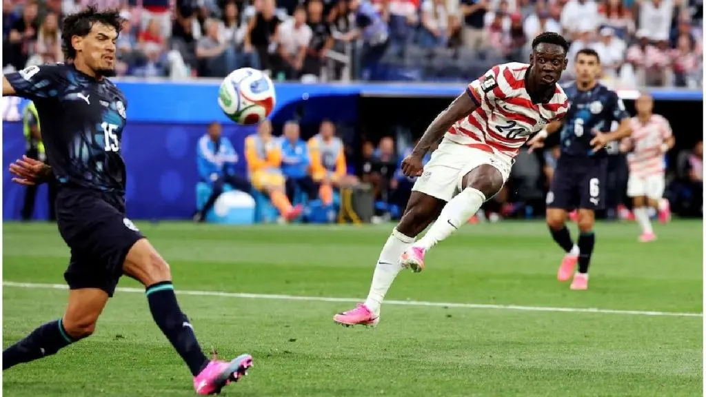 Estados Unidos debutó con una goleada ante Paraguay