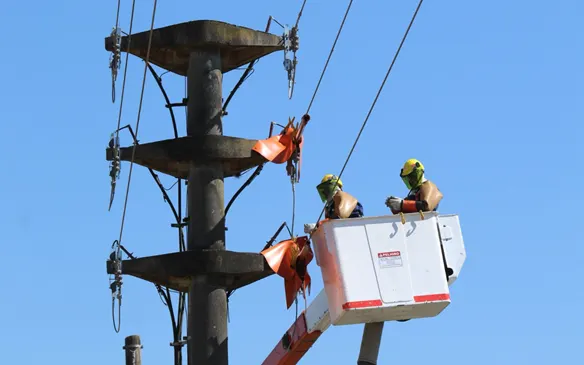 Un corte de energía eléctrica podría afectar a la ciudad este Domingo