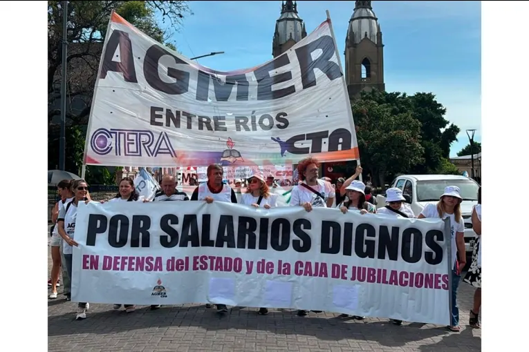 AGMER rechazó los datos oficiales y afirmó que el salario docente perdió 21,2% frente a la inflación