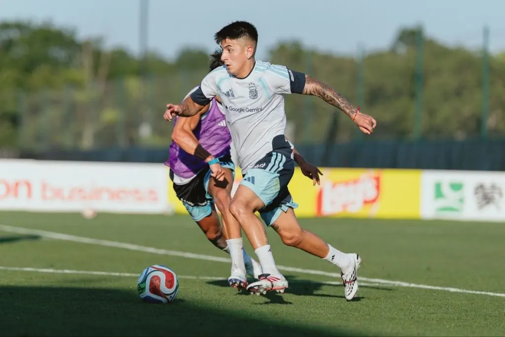 Argentina se entrena para Cuartos de Final: la probable formación ante Suiza