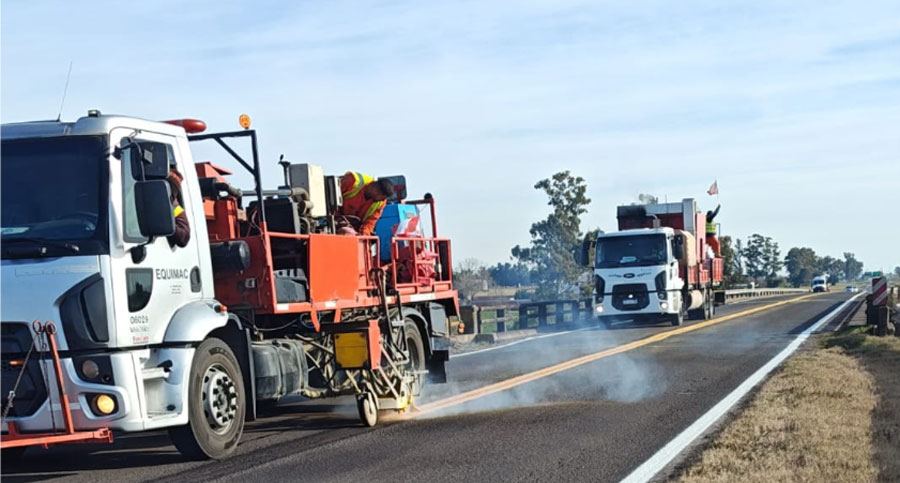 Autovía del Mercosur avanza con nuevas tareas de iluminación y señalización en el corredor
