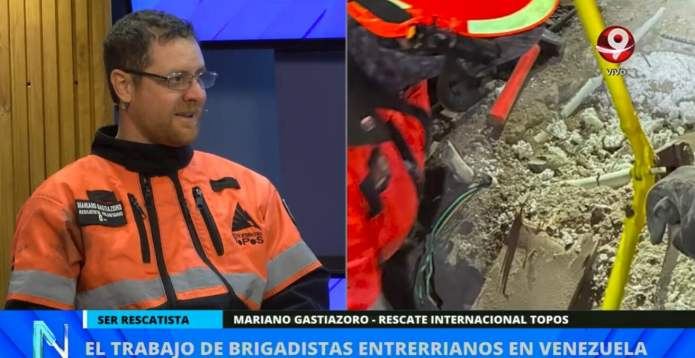 Doble terremoto en Venezuela: el relato de un rescatista entrerriano que estuvo en la tragedia