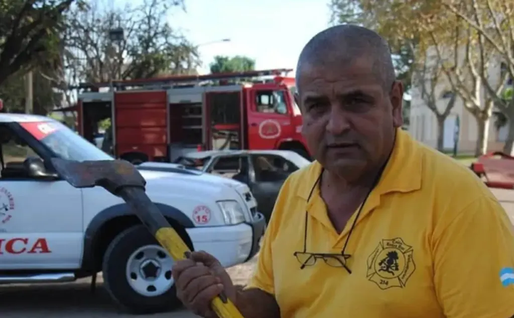 Dolor en Colón por la muerte del bombero Sergio Mezquita