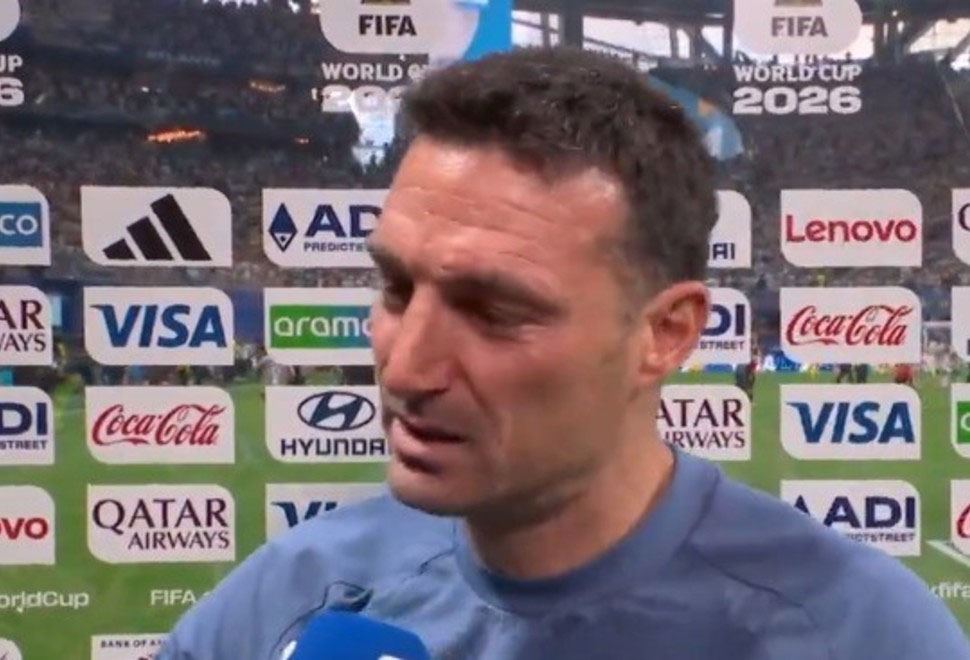Lionel Scaloni: “No puedo hablar de la emoción»