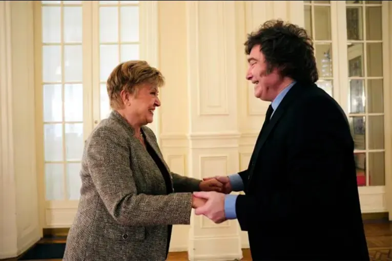 Milei recibió a Georgieva: «Mantener las reformas será clave para crecer», afirmó la titular del FMI