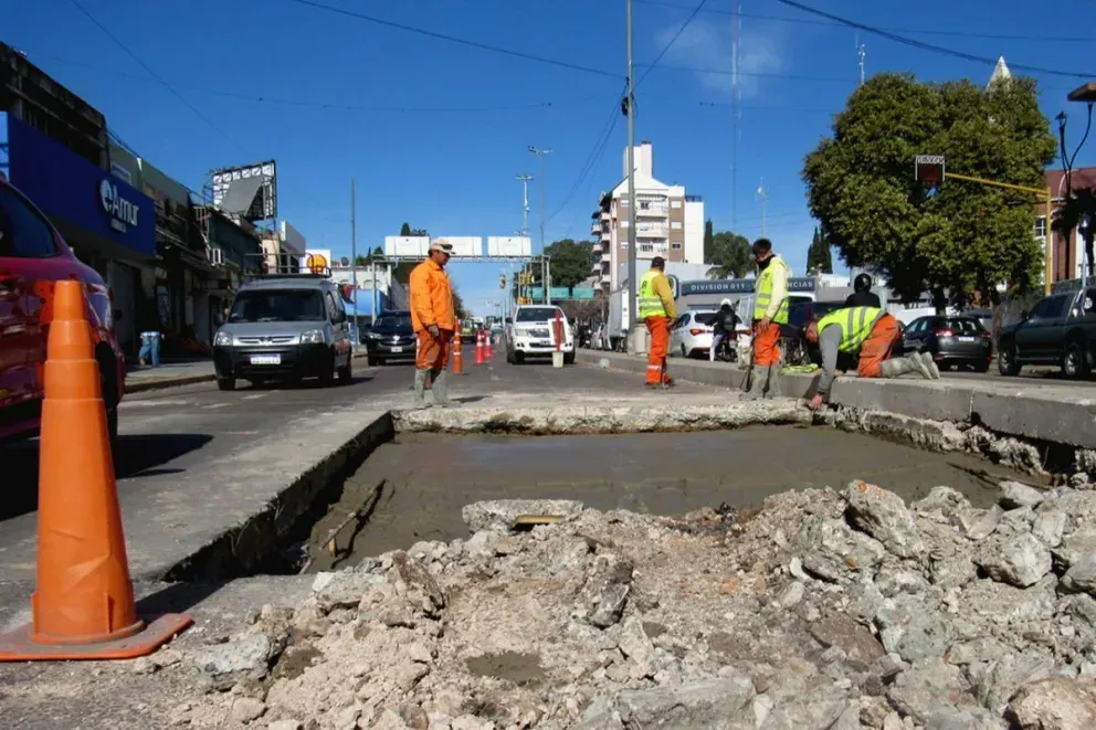 Paraná: Corte de tránsito en avenida Ramírez por trabajos de hormigonado