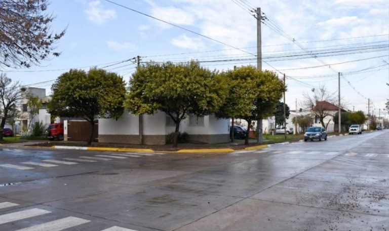 Por las condiciones climáticas, reprogramaron la inauguración de cuadras de pavimento