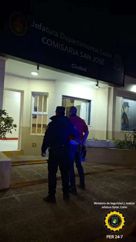 San José: Detuvieron a un hombre por dosebediencia judicial