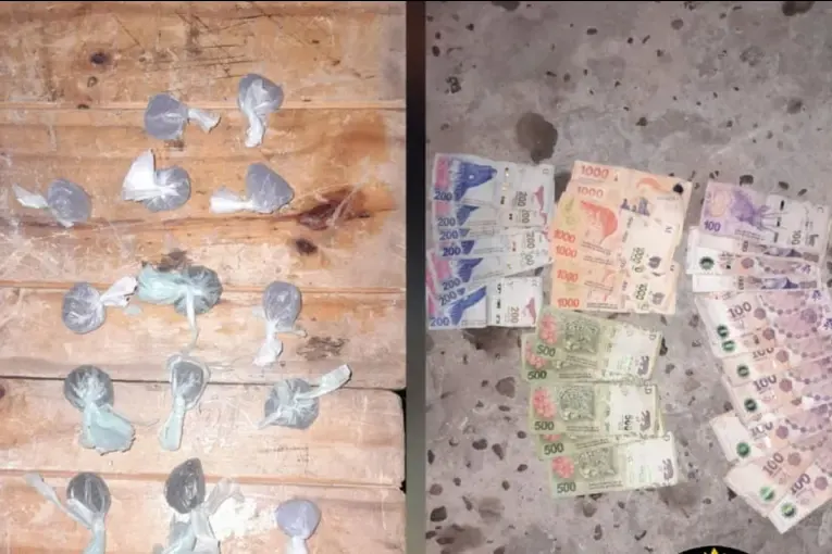 Una mujer fue sorprendida con varios envoltorios de droga durante la noche en Paraná