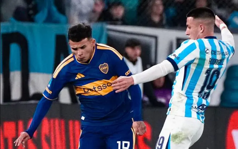 Boca jugó bien, pero no logró quebrar la resistencia de Racing y empataron 1-1 en Avellaneda