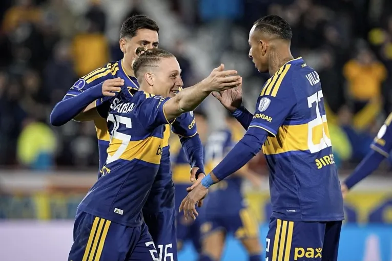 Boca remontó un 1 a 0 y le ganó a Recoleta por los octavos de la Copa Sudamericana 2026