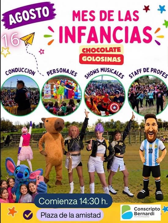 C. Bernardi: La municipalidad celebra junto a todos los niños su día