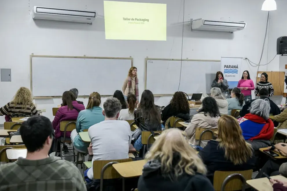 Capacitan a emprendedores de Paraná para mejorar la presentación de sus productos