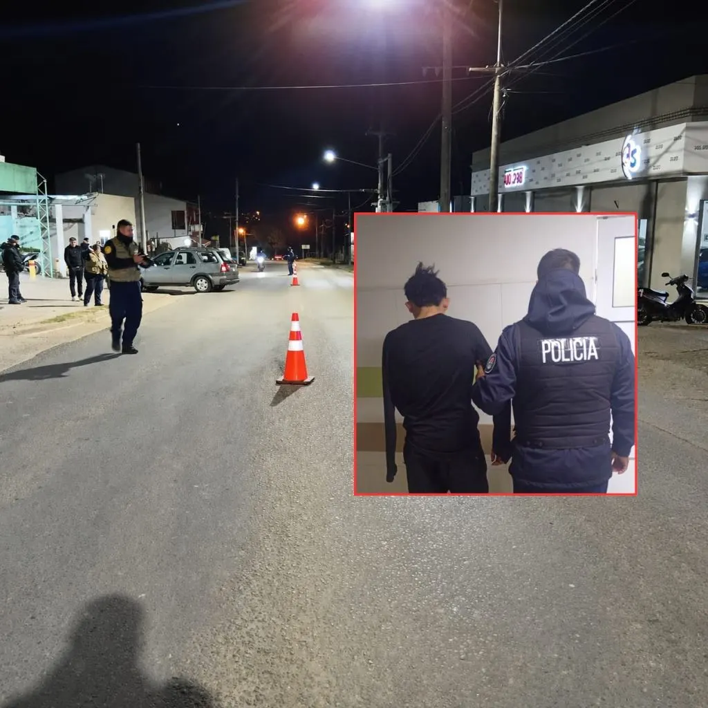Chocó en moto, agredió a un policía e intentó darse a la fuga: terminó detenido
