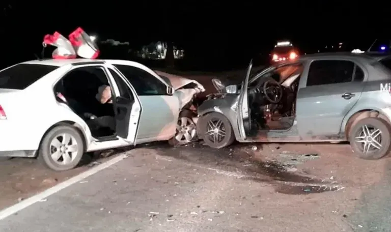 Cinco personas resultaron heridas en un siniestro vial en la autovía Artigas