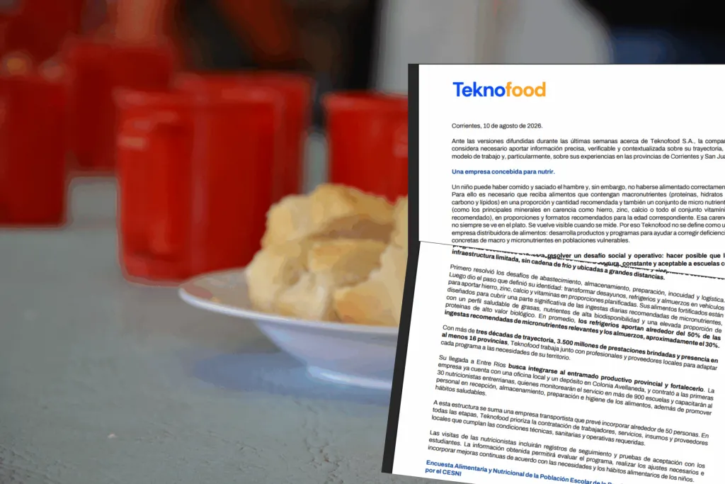 Comedores: Teknofood defiende la calidad de sus productos