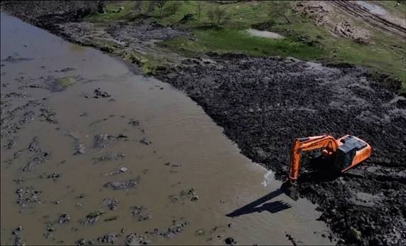 Comenzó la limpieza y recondicionamiento de la cañada machuca