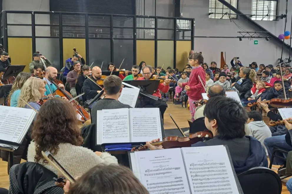 Continúan los conciertos didácticos de la Sinfónica para las escuelas entrerrianas