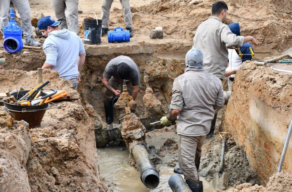 Corte programado de agua potable por recambio de válvulas y trabajos de extensión de redes