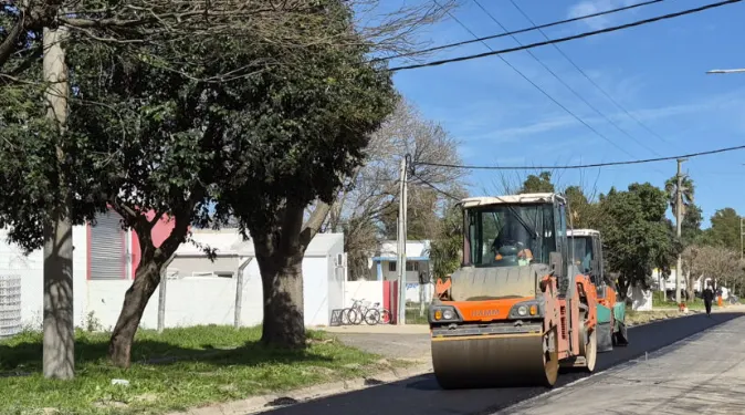 Crespo: Repavimentación del Acceso Illia y obras en calle Los Ceibos