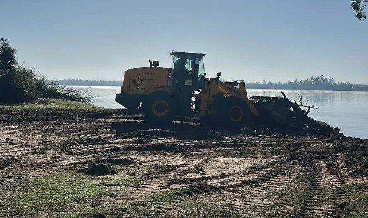 Derrumbaron definitivamente la histórica casona ubicada a orillas del río Uruguay.