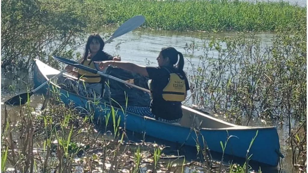 Desde la Escuela Municipal de Canotaje y SUP y de la Ecenaa realizaron una jornada de limpieza del río Paraná