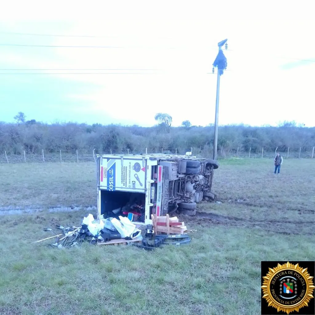 Despiste de camiones en la ruta 127