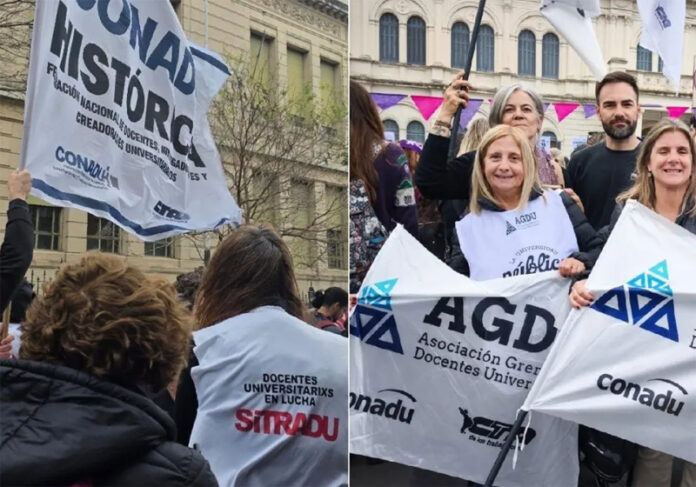 Docentes universitarios profundizan el plan de lucha en agosto