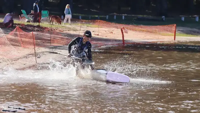 El Lago de Salto Grande recibió una nueva fecha del Campeonato Entrerriano de Canotaje