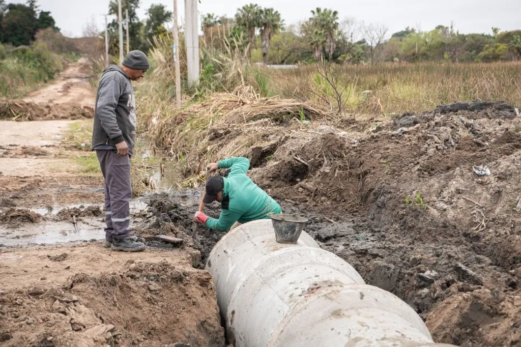 El Niño: encaran tareas preventivas en Bajada Grande